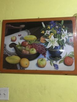 Cuadro de frutas no es home interior