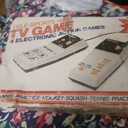 Vintage TV Game For Electronic Action Games