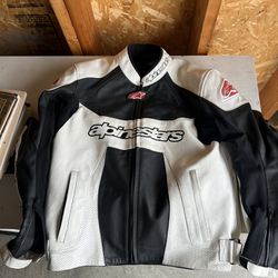 Alpinestars leather racing jacket  Size - Large