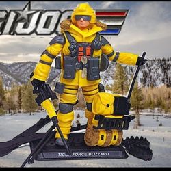 G.I. Joe Tiger Force Blizzard 4" Action Figure Club Exclusive Mint On Card Brand New