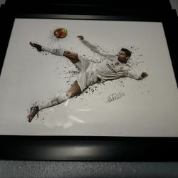 Christiano Renaldo Framed Photo