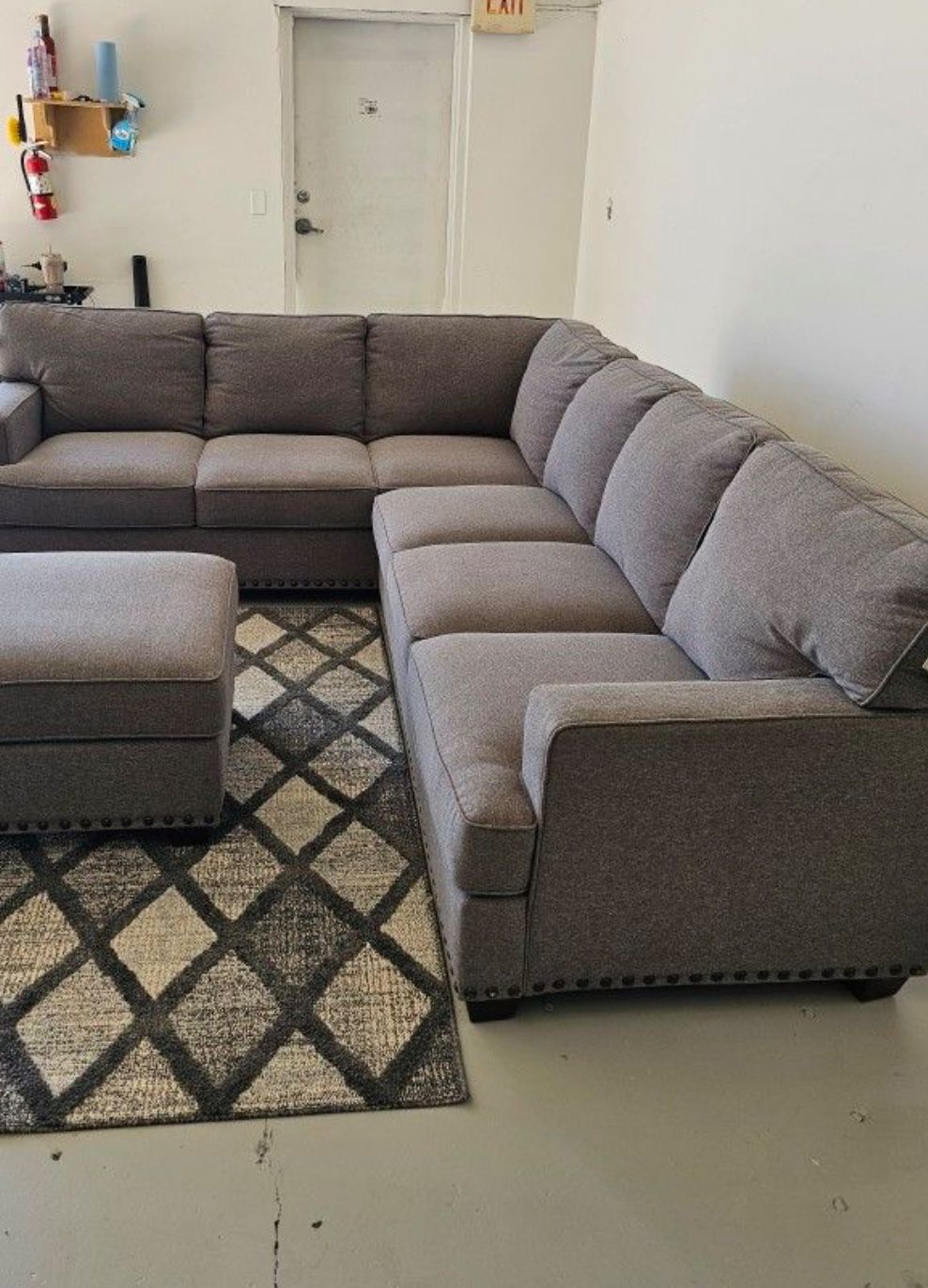 Sectional Couch With Storage Ottoman Free Delivery