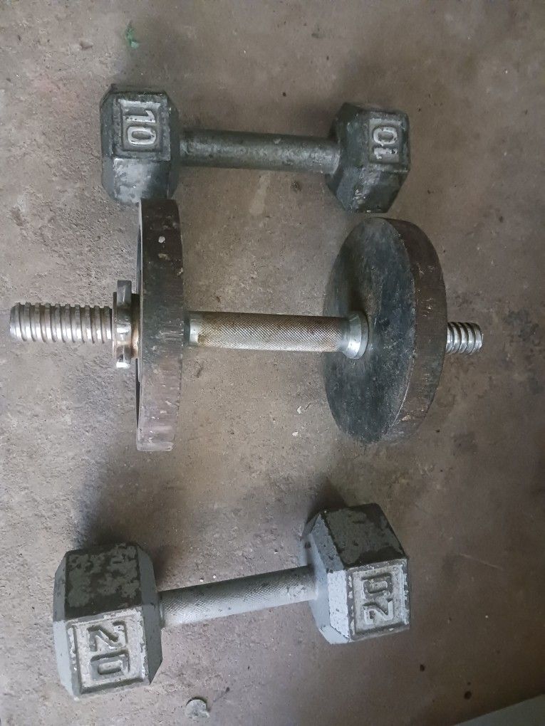 10lb 15lb 20lb Dumbbells 