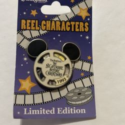 New Disney Reel Characters Nightmare Before Christmas Pin LE 1000