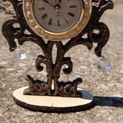 Vintage Cast Iron Clock