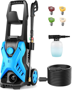 Brand New 2134 PSI Electric Pressure Washer w/ Foam Cannon + 33FT Hose