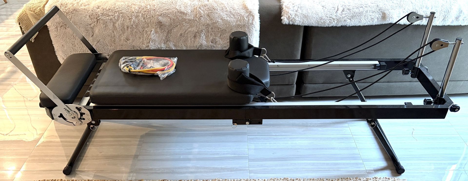 SogesPower Foldable Pilates Reformer Machine