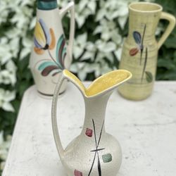 MCM c.1960 Handled Pitcher-Vase West German VTG