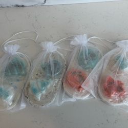 Terrazzo Inspired Plaster Soap Trays & Handmade Christmas Soaps