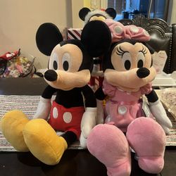 Mickey and Minnie Mouse Dolls 