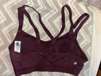 Athleta Maroon Sports Bra Size XS