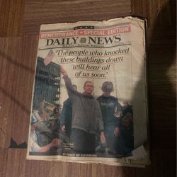 Daily News Paper From 9/11 
