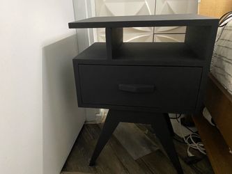 Black mid century night stands