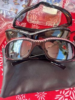 Rhinestone Harley Davidson Sunglasses Lot of Two Pairs