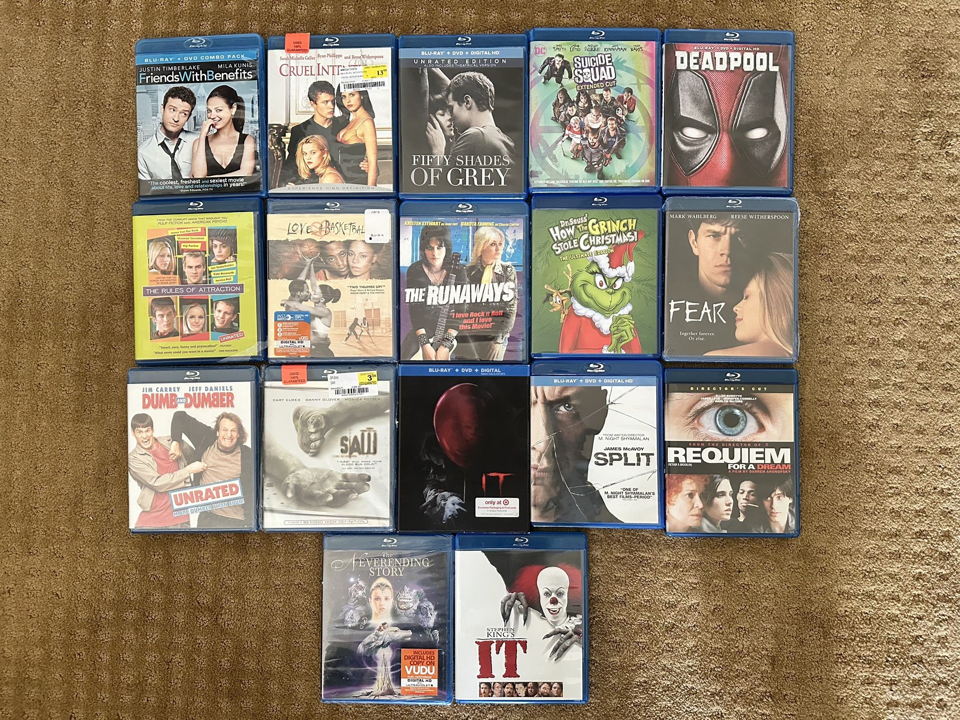 Random Blu-Ray Variety Lot