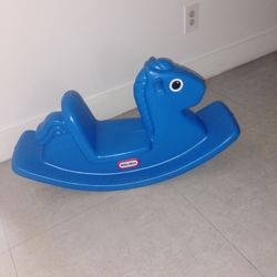 Little Tikes Blue Rocking Horse