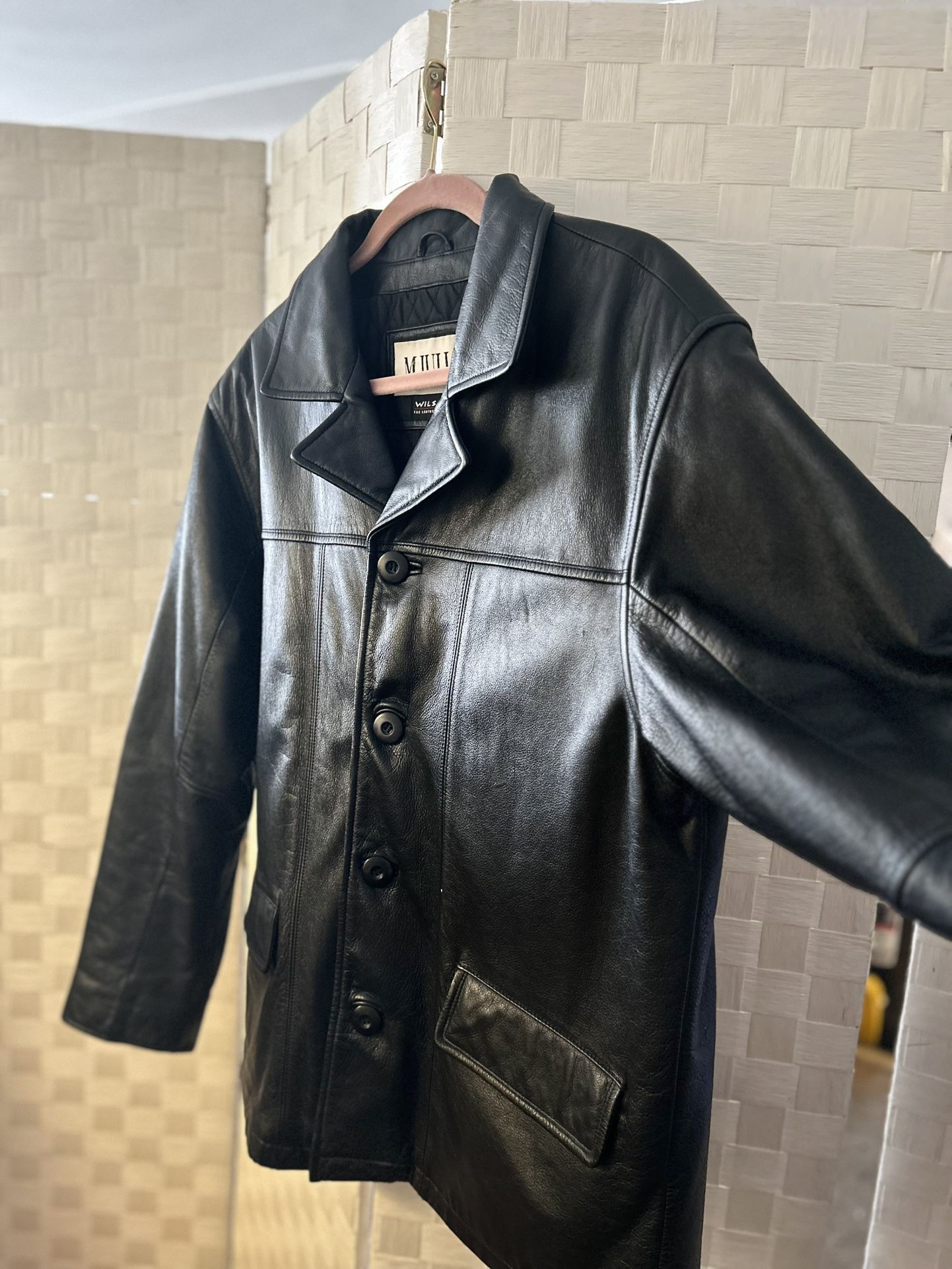 Mens M.Julian  Leather Coat 