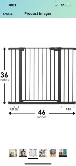Cumbor 36" Extra Tall Baby Gate 