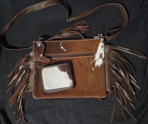 Price Is Firm New Real Cowhide Purse Bundle