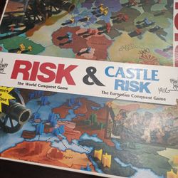 RISK AND CASTLE RISK AND RISK. (2 BOXES)