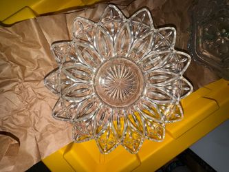 Vintage Federal Glass Company, "Petal Clear" pattern