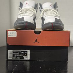 Air Jordan 12 White Dark Grey