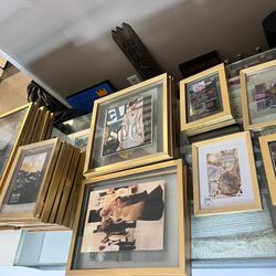20 Various Pick & Mix Matte Gold Frames