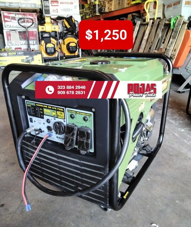 Sportsman Inverter Generator 8750 Surge Watts 7000 Running Watts Dual Fuel 