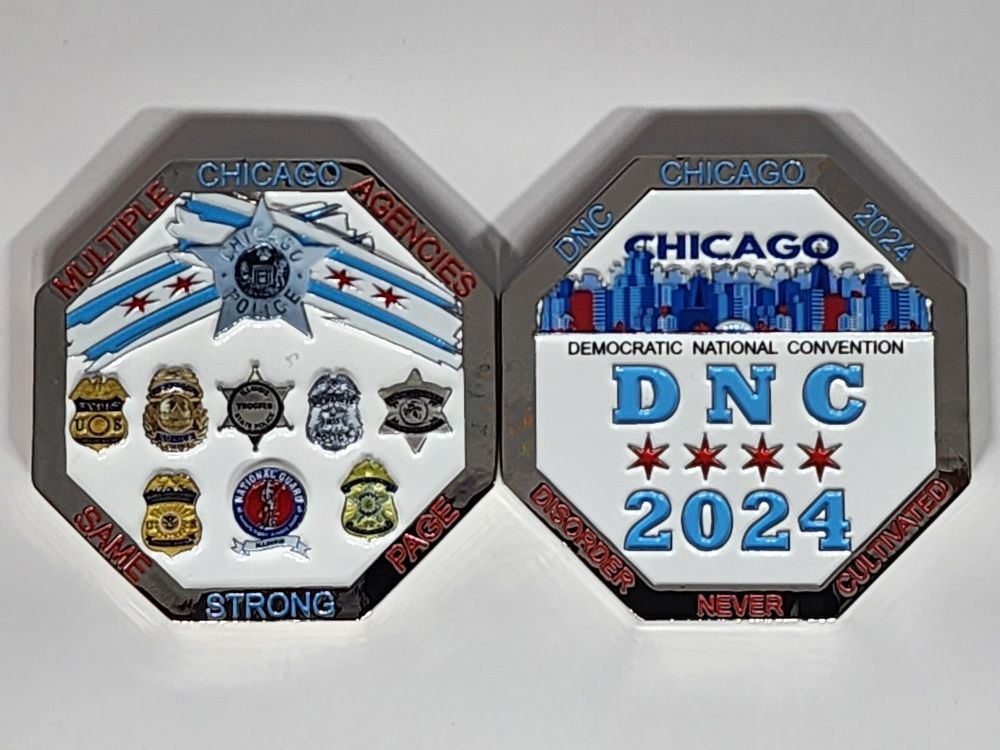 Challenge / Trading Coin Chicago Police Democratic National Convention(DNC) 2025
Brand new