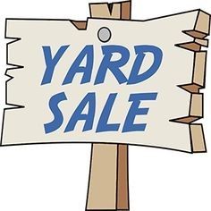 Annual YARD SALE!!