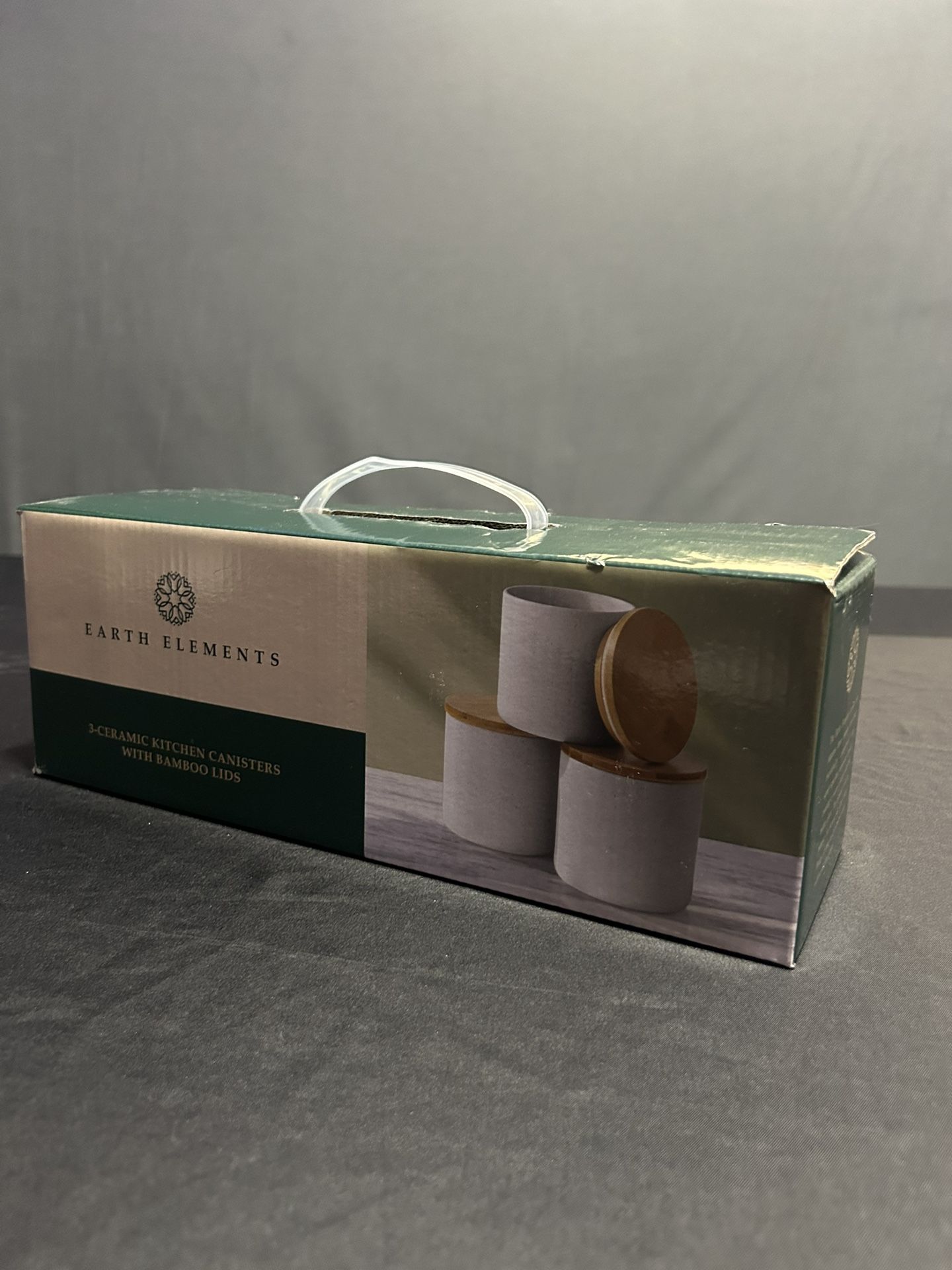 Earth Elements 3 Kitchen Canisters