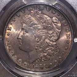 American Old Silver Coin (1878 S Morgan Dollar)