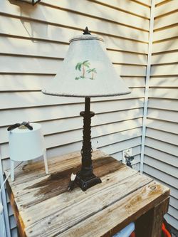 Kirkland's Tropical Palm Tree Table Lamp
