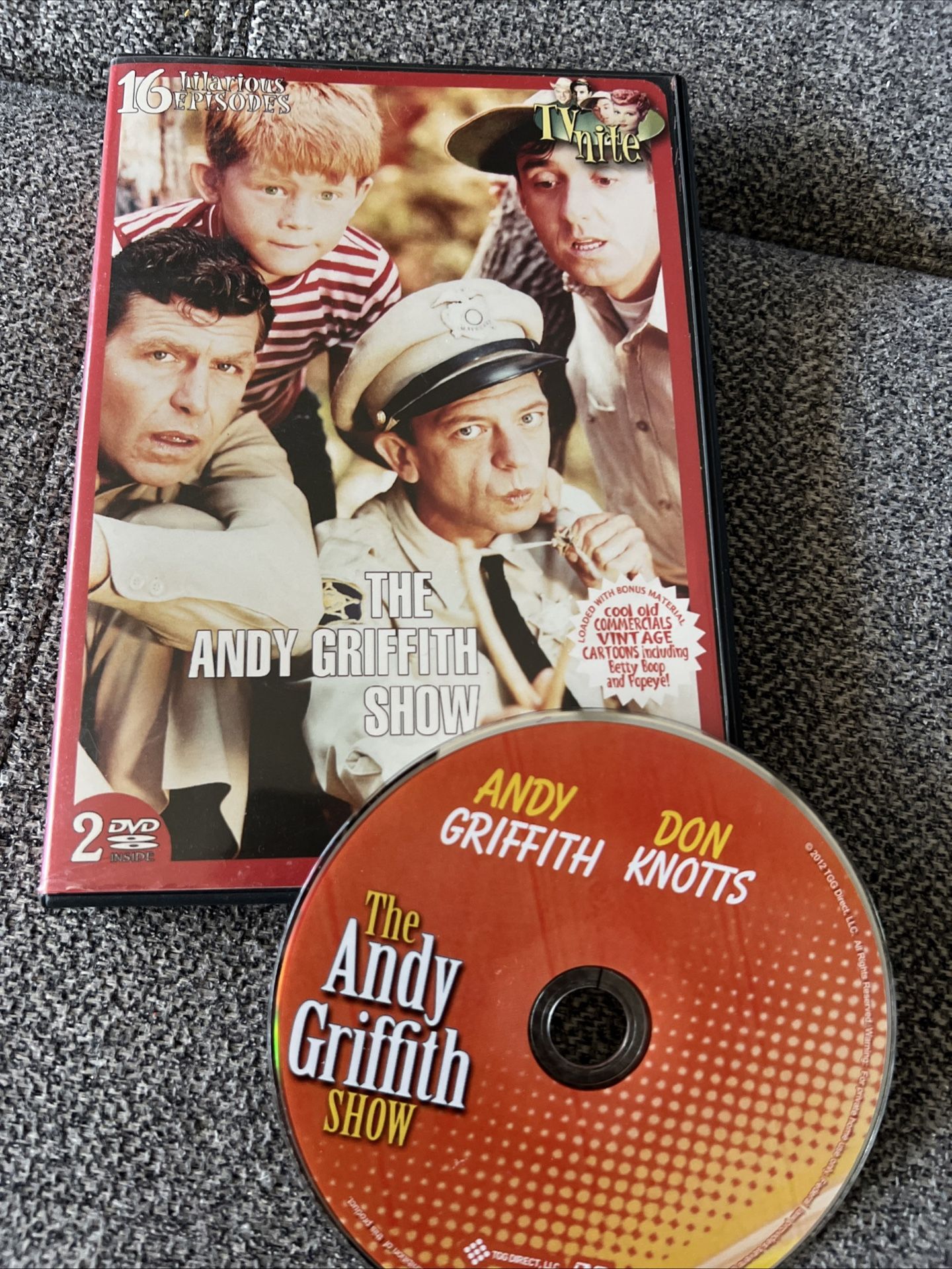 The Andy Griffith Show 2 Discs 16 Episode DVD Set 2003 + 2012 Xtra Bonus DVD