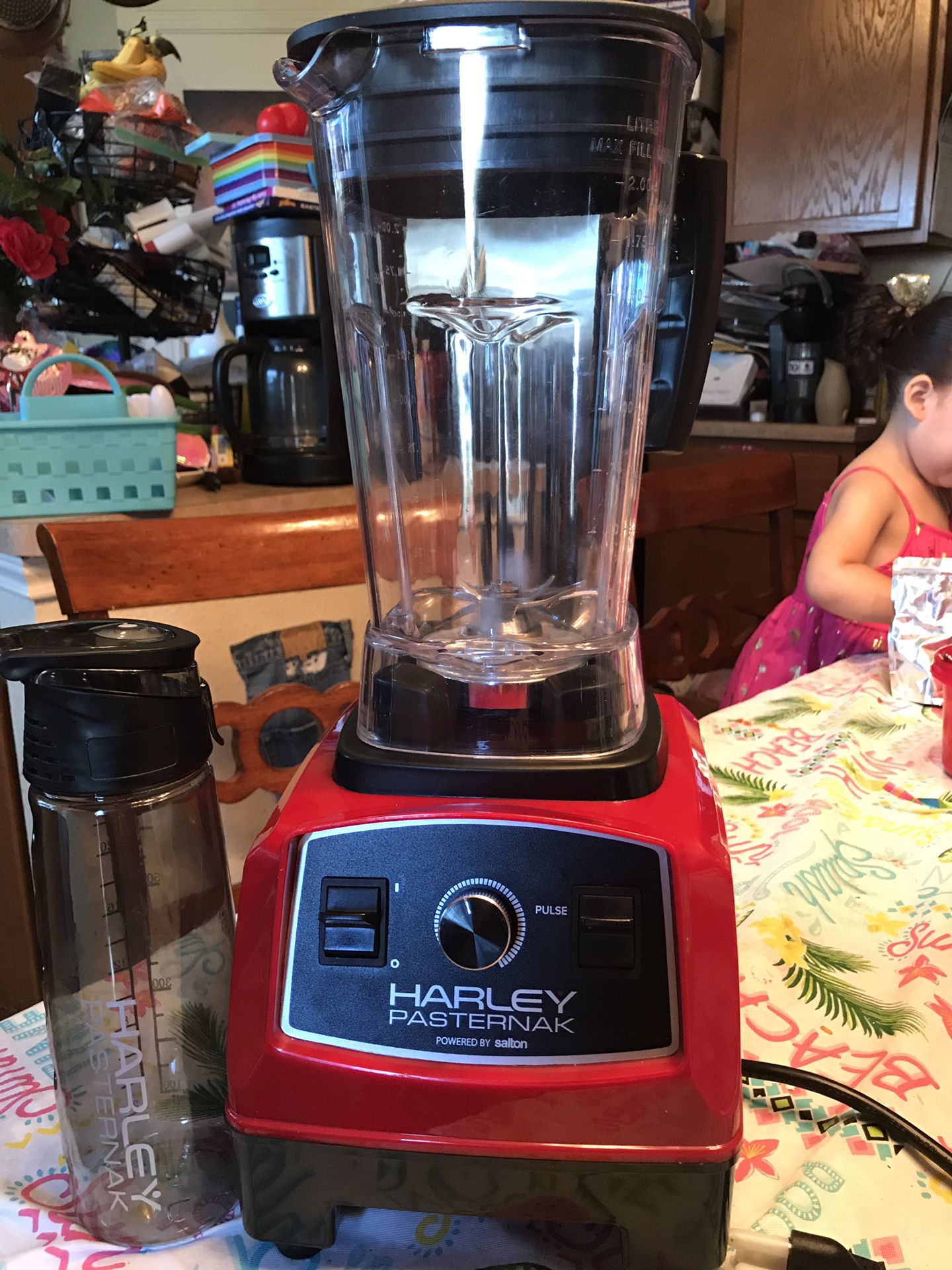 Harley Pasternak red blender brand new with cup and juicer