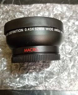 52mm Macro Wide Angle Lens [0.43x]