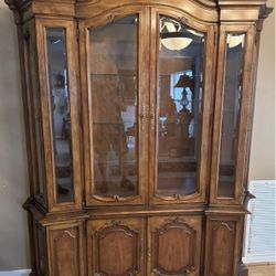 Victorian Heritage Furniture  Formal Dining Room China Hutch 