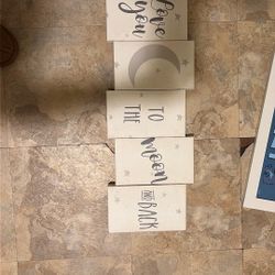 Picture Frame I Love You To The Moon And Back 