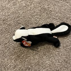 Beanie baby Skunk