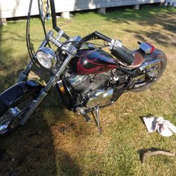 2007 Honda Shadow ,saddlebags , Extra Set Of Straight Drag Bars, Or Trade For A Different Bike Good Title