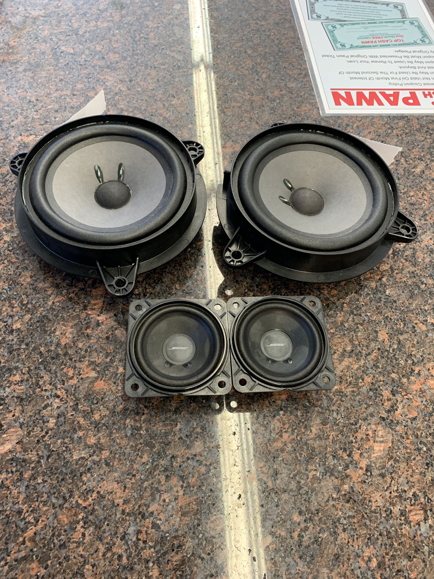 Bose audio speakers for car