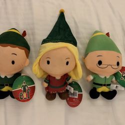 Elf Movie Official Licensed Chibi Kawaii Plush Set