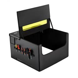 944# Laser Engraver Enclosure, 31.5 x 31.5 x 19.6", Flame Retardant and Fireproof Protective Cover, with Exhaust Fan and Pipe, Insulates Smoke, Noise 