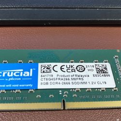 Crucial 8GB DDR4-2666 SODIMM Laptop Memory module 