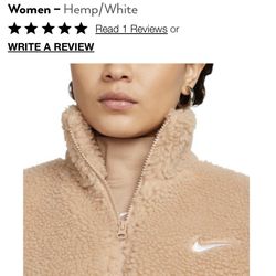 Women’s Nike Swoosh Plush Jacket
