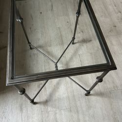 Glass Coffee Or end Table 2’ X 2’ X 20”