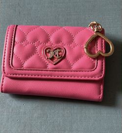 pink Juicy Couture Double Sided Trifold Wallet