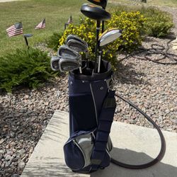 GOLF SET Wilson Ultra Driver Wood Hybrid Golden Bear 6-PW Irons Putte