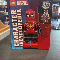 Lego Character Encyclopedia With Exclusive Minifigure - Captain America