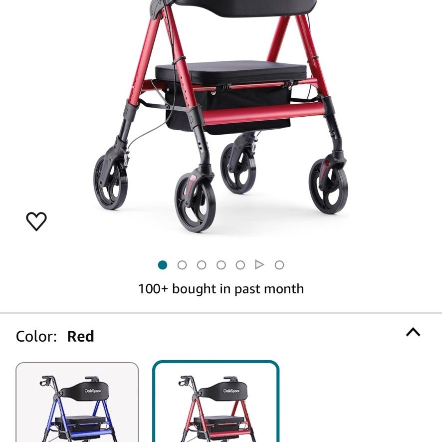 Heavy Duty Rollator Wheel Chair 